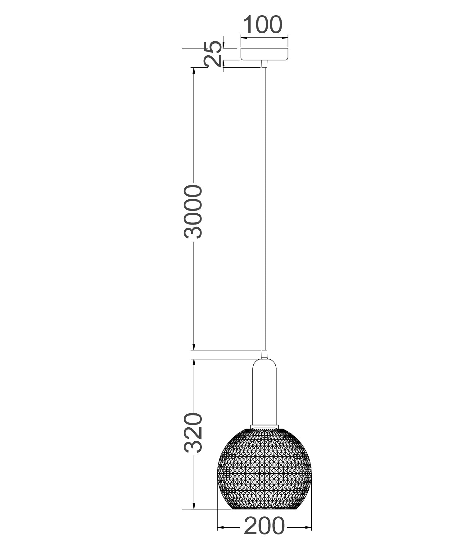PELOTA: Stylish Modern Wine Glass Segmented Glass Interior Pendant Lights - Great Deal