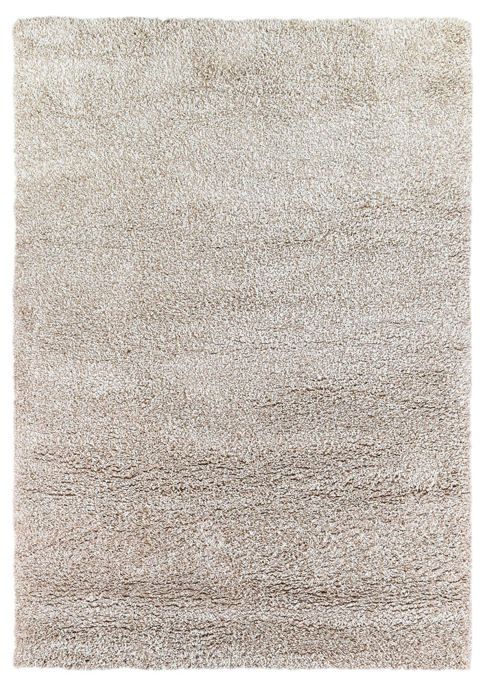 Soft and Dense Palma Beige Polypropylene Rug with 45mm Pile