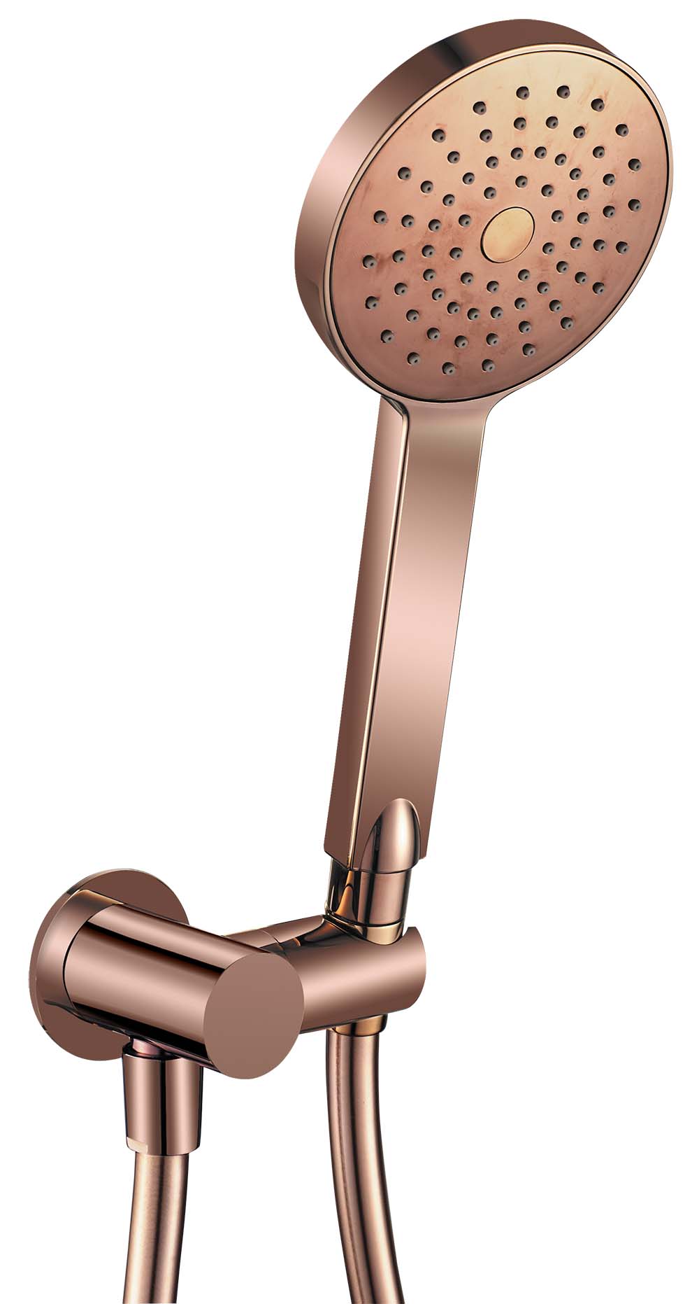 Exquisite Rose Gold Chris Handheld Shower for a Luxurious Bathroom