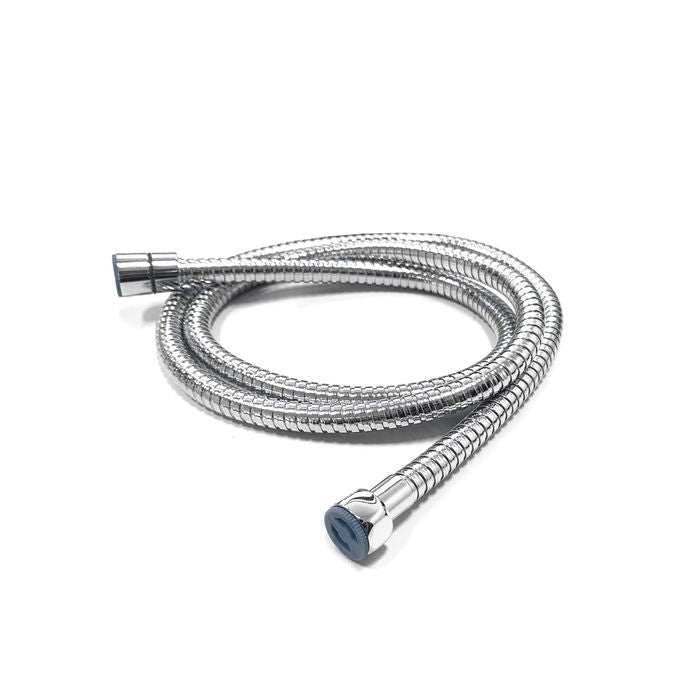 Hot Sale! PAVIA Chrome Round Twin Shower Half Rail with 200mm Top Inlet