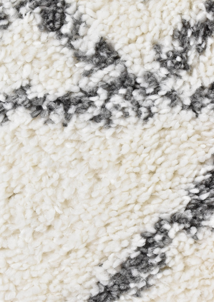 Palermo Machine-Made Shaggy Rug in Dark Grey 0B496A