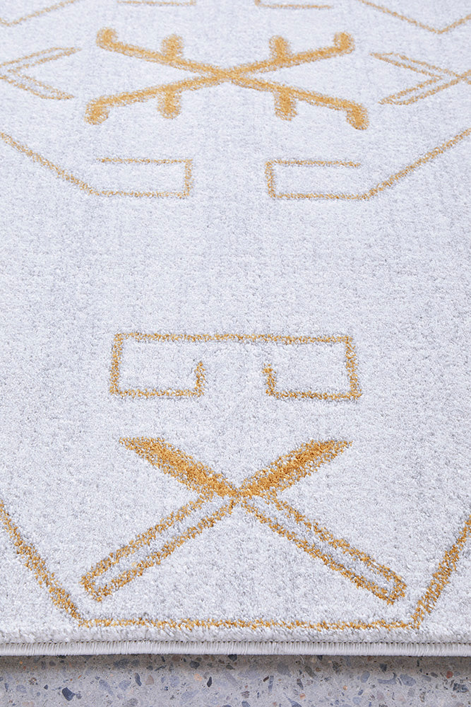 Hot! Paradise Cala Gold Rug - Modern Design