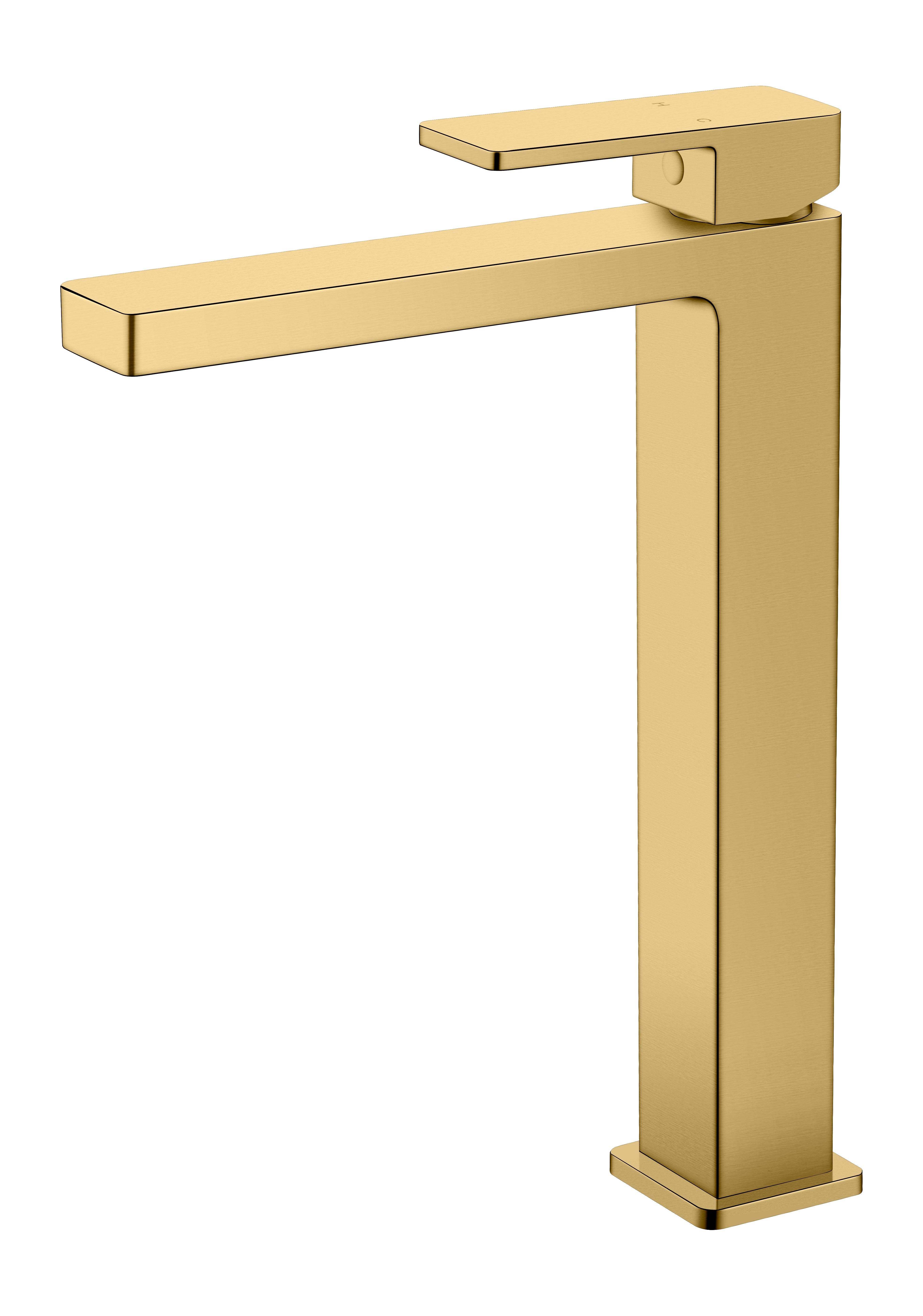 Hot Deal: Brushed Gold Ceram High Rise Basin Mixer