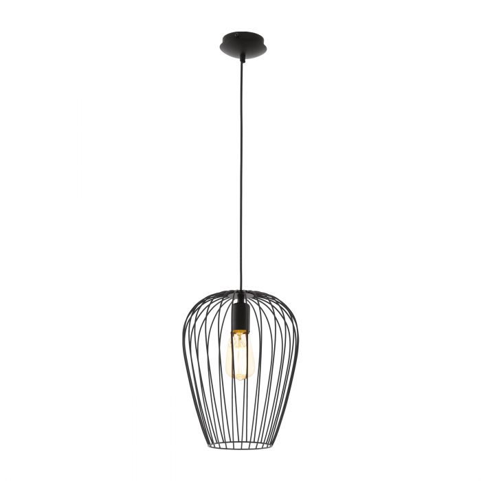 NEWTOWN 72 Black Steel Pendant Light - Stylish and Modern