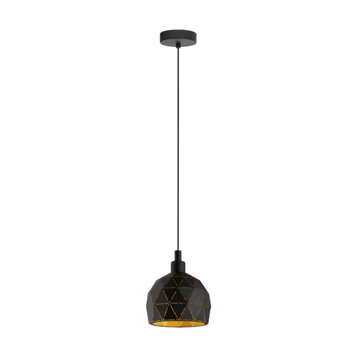 Hot Sale! ROCCAFORTE 45N Steel Black Pendant Lighting for Stunning Ambiance