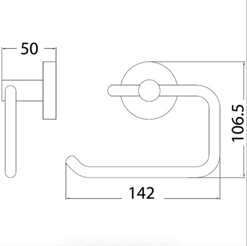 Hot Sale Chrome Otus Toilet Paper Holder with 7 - Year Warranty