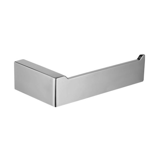 Hot Sale! Cavallo Square Toilet Roll Holder with Brushed Nickel Finish