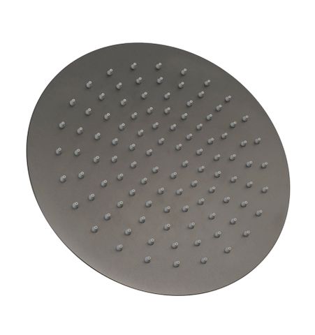 250mm PAVIA Shower Head in Brushed Gun - Metal Finish