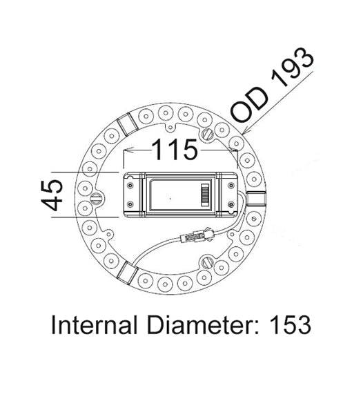 CKTRI: Discounted LED Tri - CCT Oyster Conversion Kits (12 - 24W)