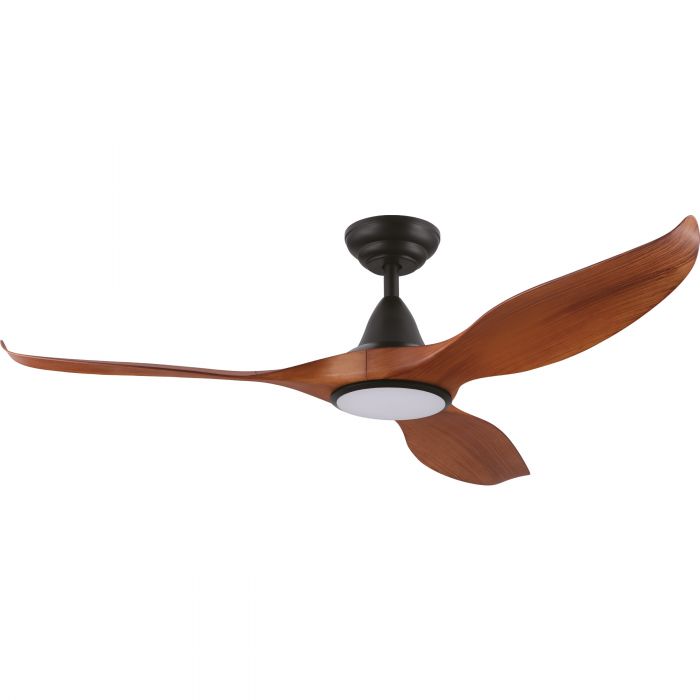 Hot Sale! NOOSA 16 UV-Resistant Black Matt Ceiling Fan with Light