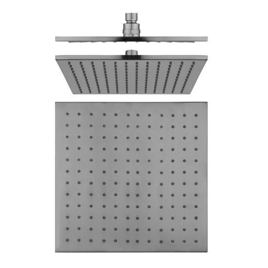Hot Deal! 250mm Cavallo Brushed Nickel Solid Brass Shower Head