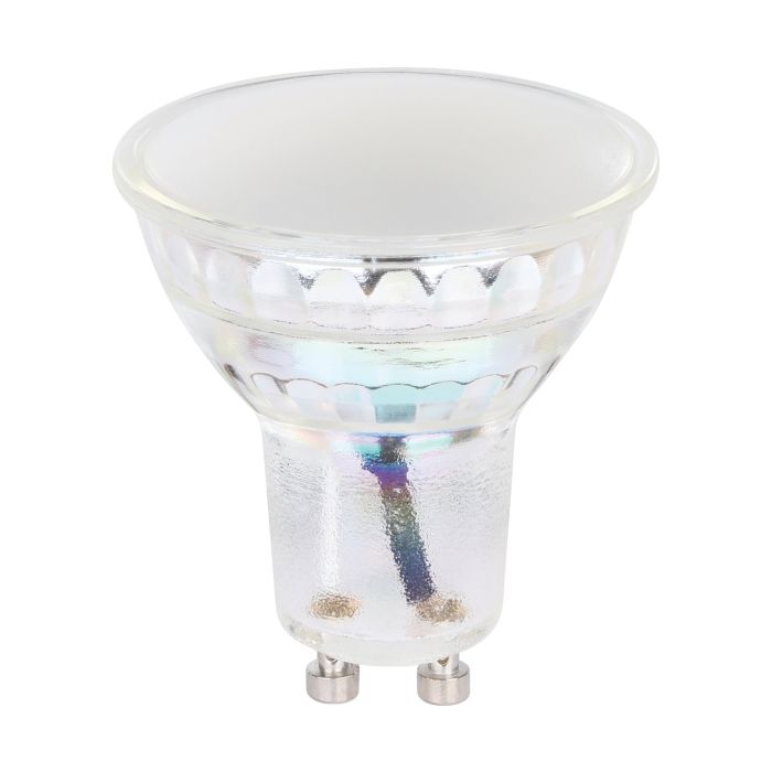 6-Pack GU10 LED Bulbs with 3000K Warm White Light