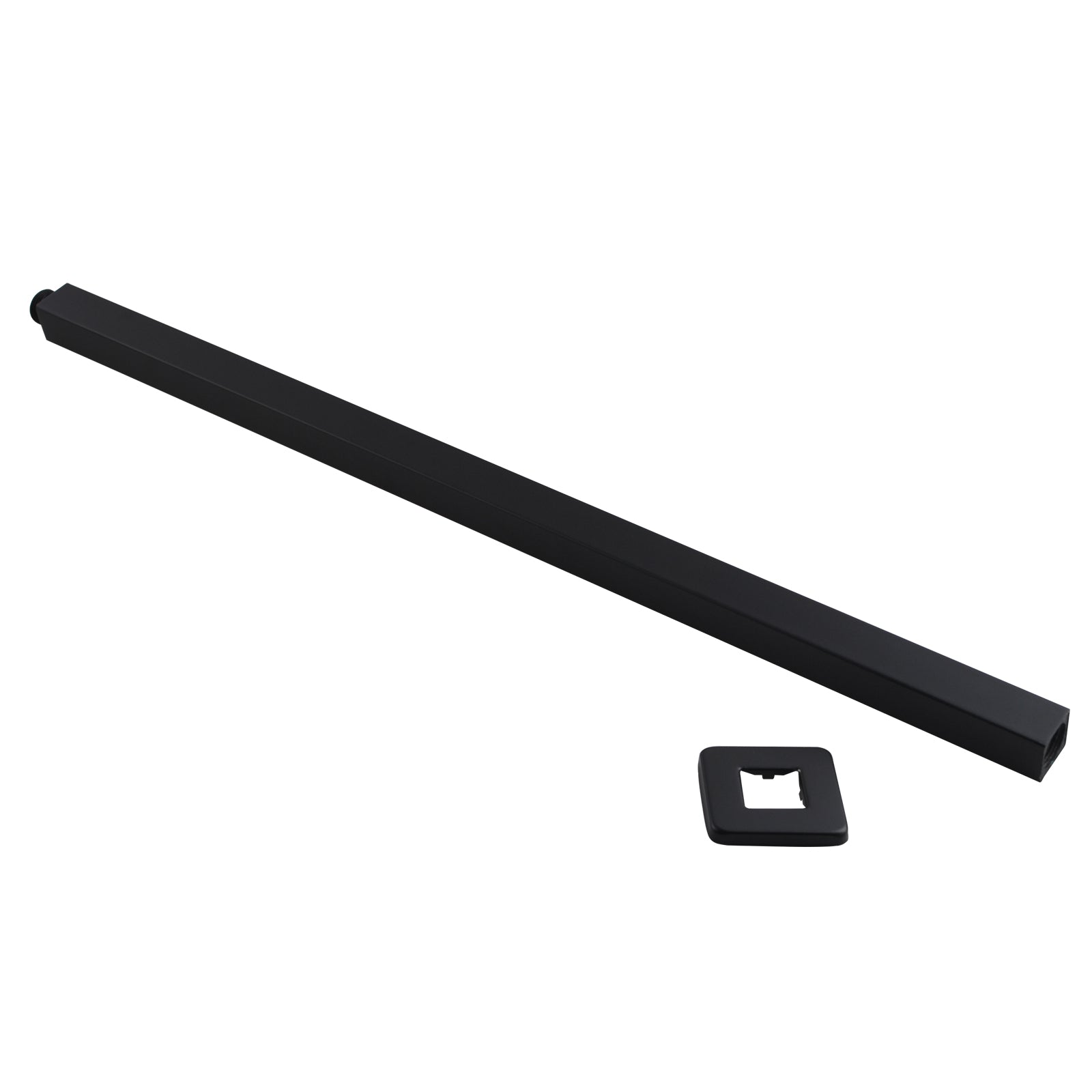 Hot Deal! 600mm Cavallo Matte Black Square Ceiling Shower Arm