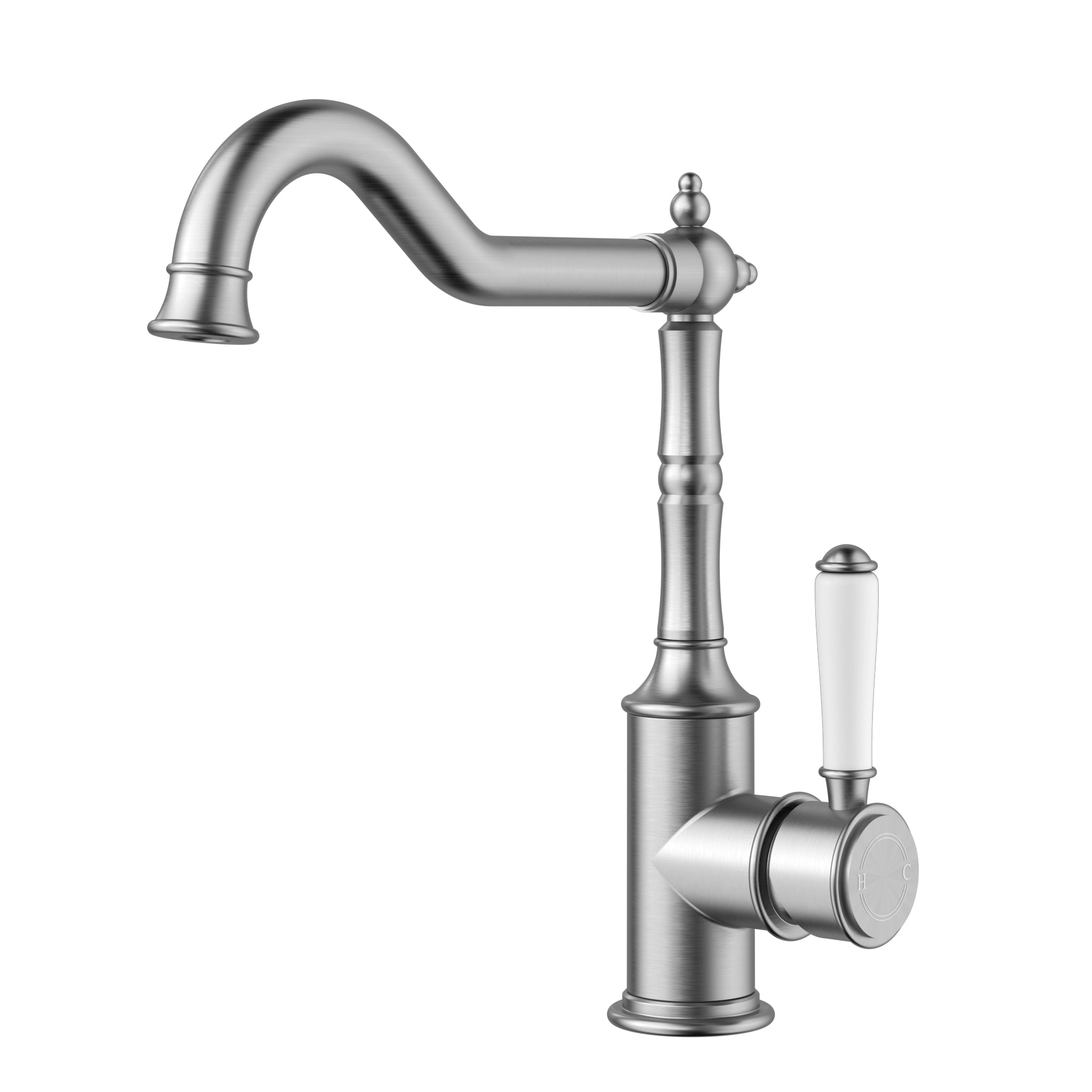 Hot Sale! Brushed Nickel Clasico Kitchen Sink Mixer with 20-Year Warranty