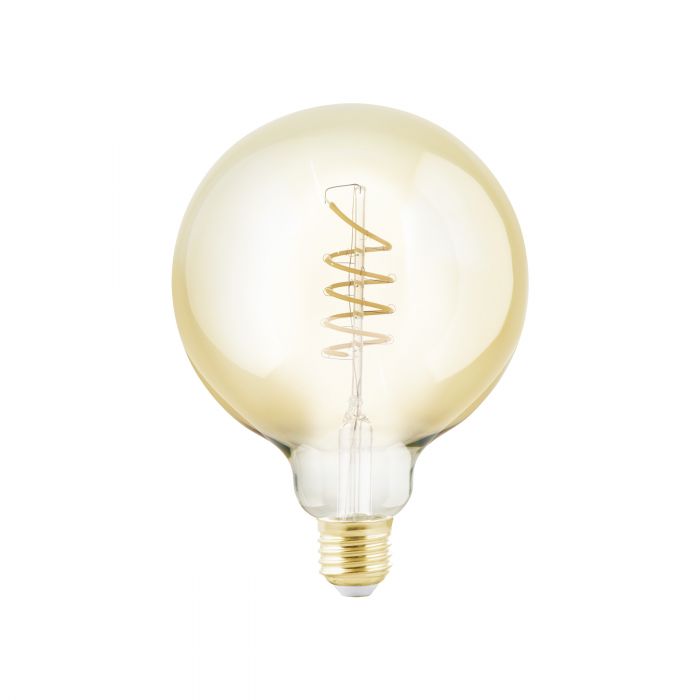 Hot Sale! 4W E27 2200K Dimmable LED G125 Amber Bulb for Warm Ambience