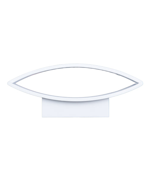 CANNES: Stylish Matte White LED Curved Wall Light for Interior