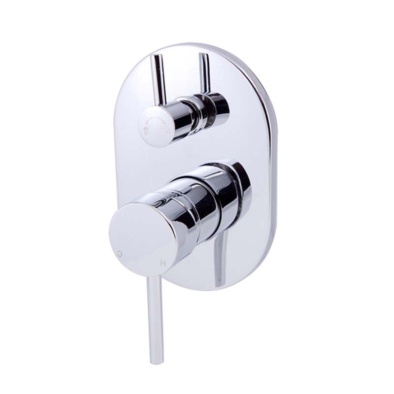 Hot Deal! Chrome Otus Wall Mixer with Diverter