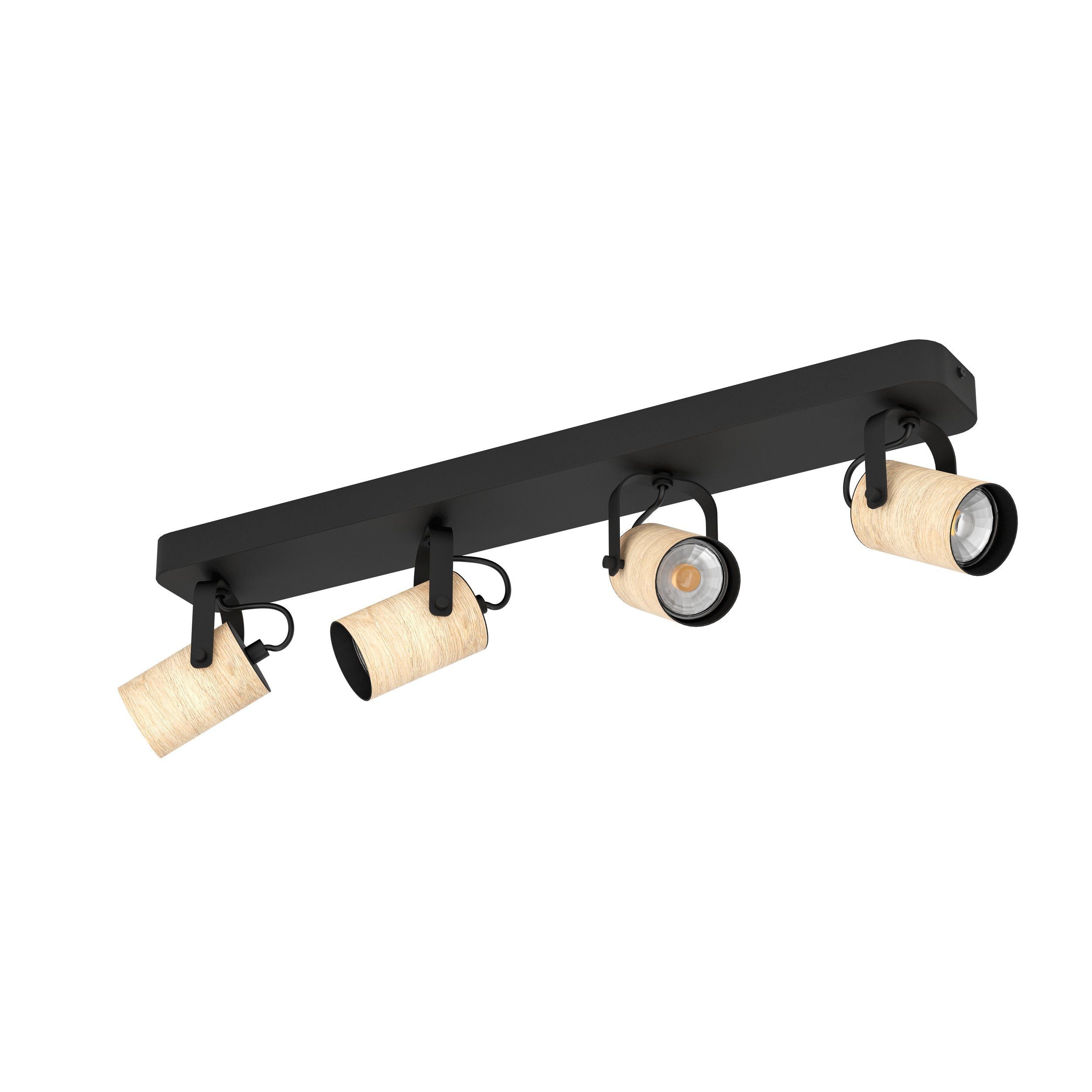 Stylish Black Steel CAYUCA Spotlight for Warm Living Areas