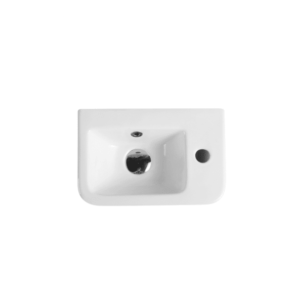 Mini 37L/MINI 37R Compact Rectangle Wall - Hung Basin (375x245x135mm)