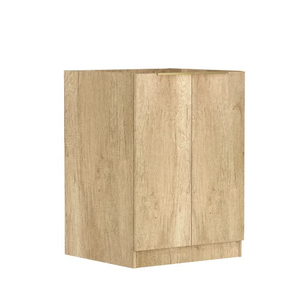 Byron Moisture-Resistant Natural Oak Laundry Base Cabinet (632x584x880)