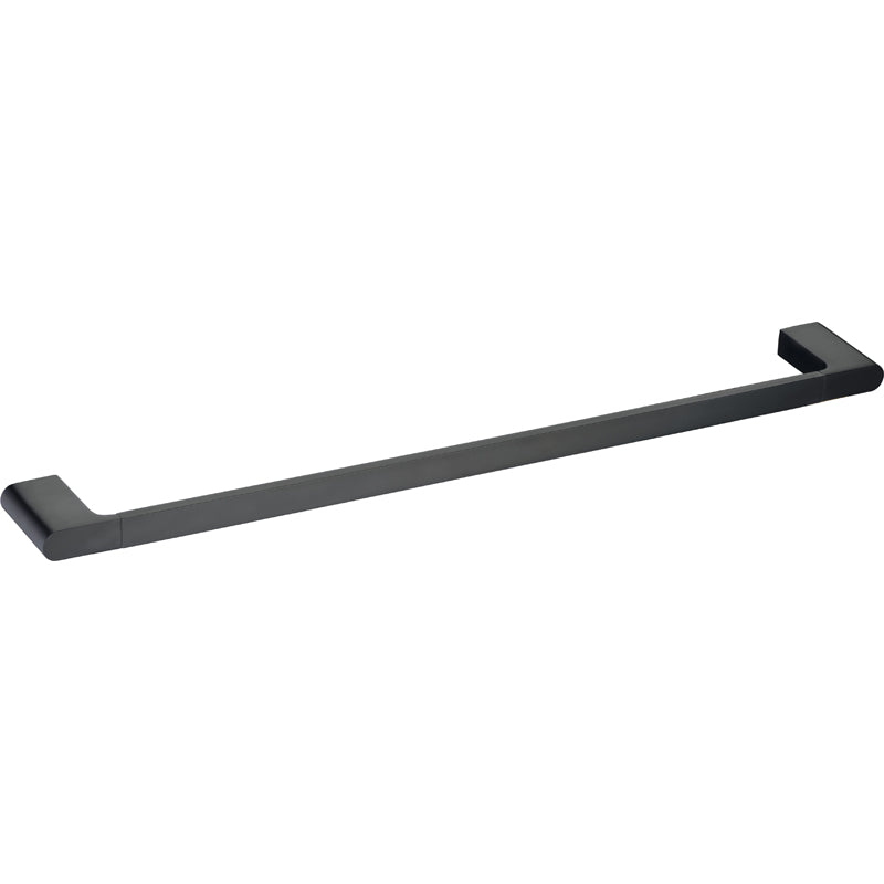 Hot Deal! 800 mm Matte Black Cora Single Towel Rail
