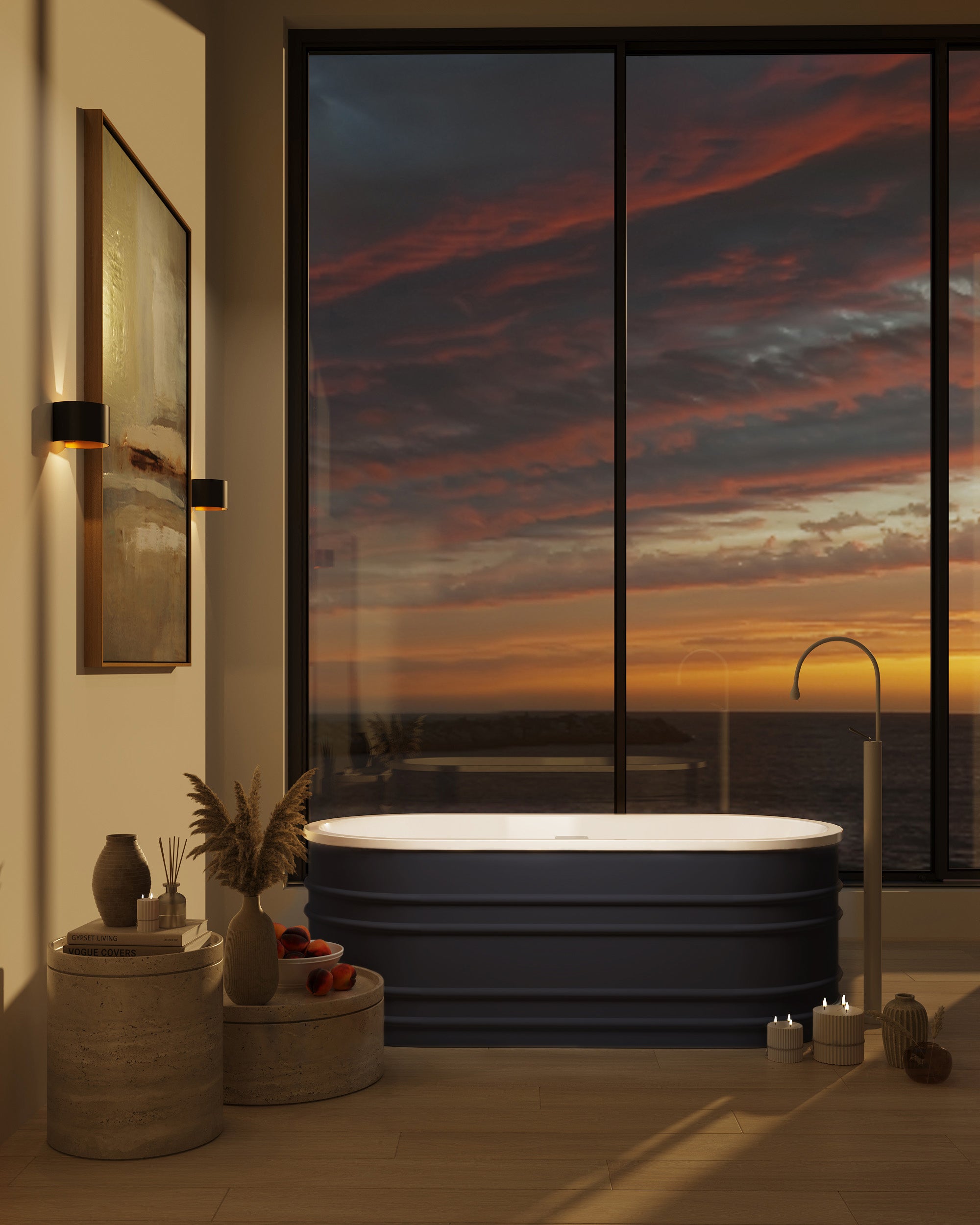 BUCCIANO 1675mm Non-overflow Freestanding Bathtub - Timeless Design for Your Bathroom