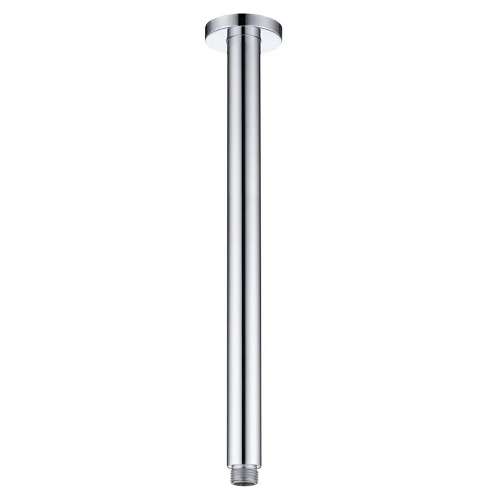 PAVIA 400mm Chrome Round Ceiling Shower Arm - Easy Install