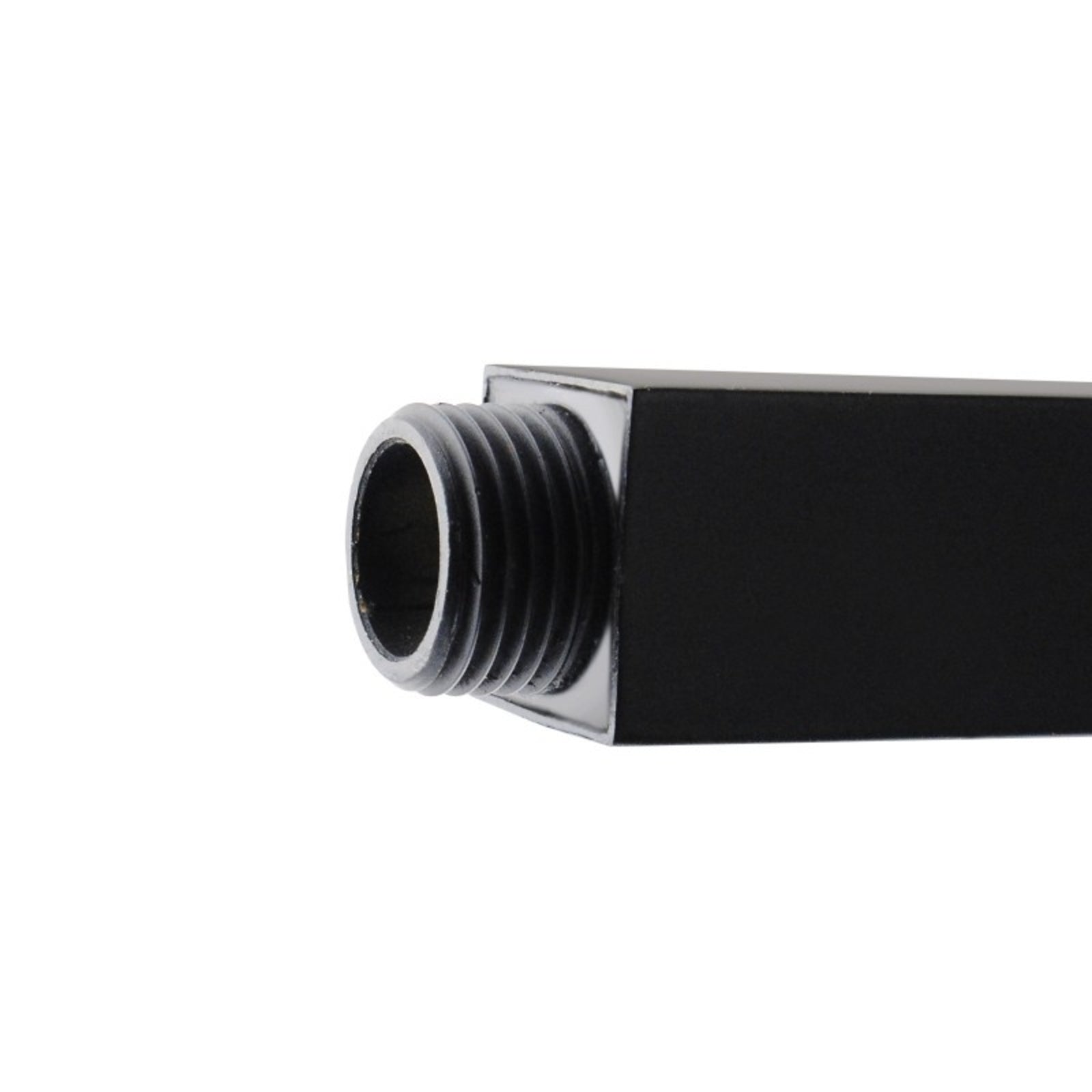 Limited-Time Offer! 400mm Cavallo Matte Black Square Ceiling Shower Arm for Luxury Bathrooms