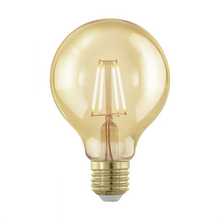 6-Pack 4W E27 LED G80 Bulbs with 1700K Warm Glow and Dimmable Function