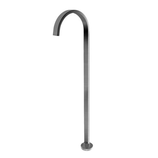 Hot! Cavallo Brushed Nickel Stainless Steel Freestanding Bath Spout