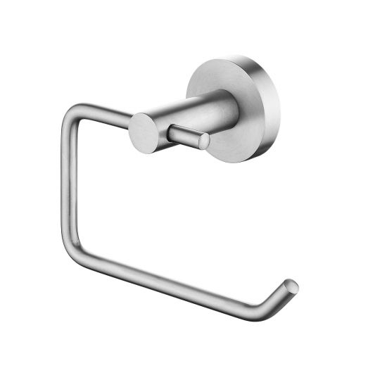 Get This Stylish Brushed Nickel Toilet Roll Holder Made of Durable 304 Stainless Steel