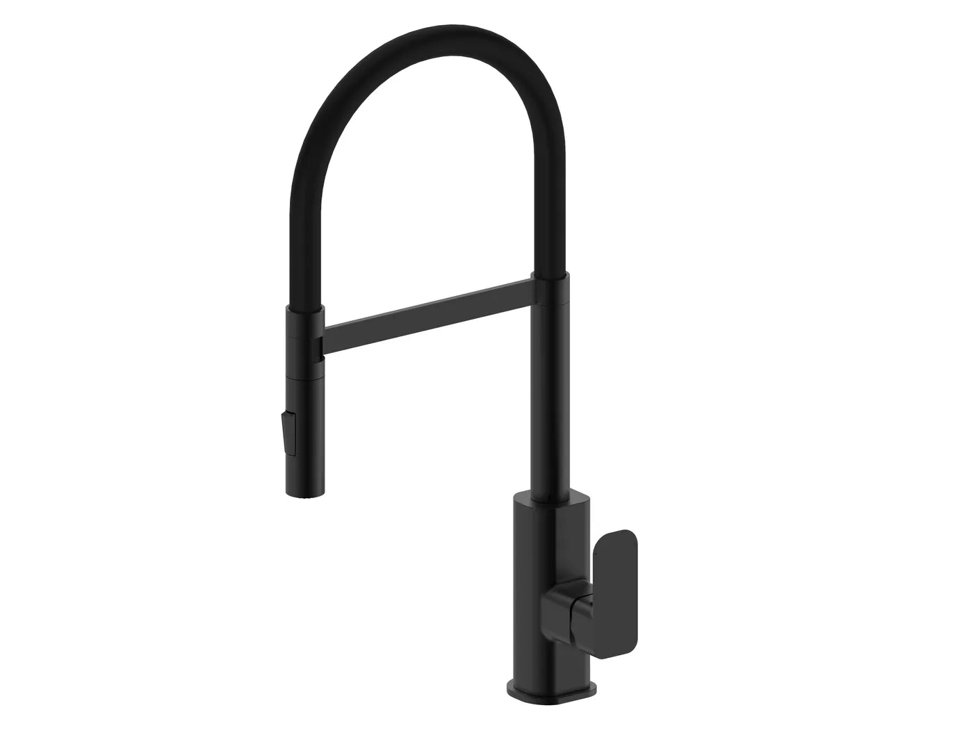 Hot Sale Oskar Matte Black Pull-Out Kitchen Sink Mixer for Versatile Kitchen Use