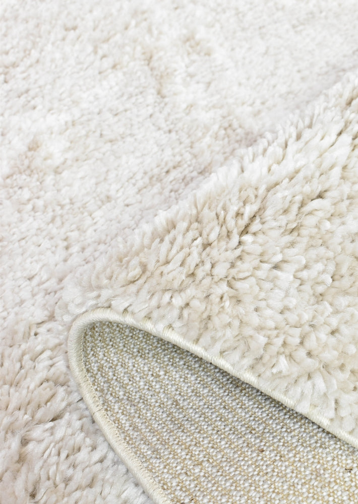 Hot! Cream Beige Palermo Shaggy Rug 0B482A