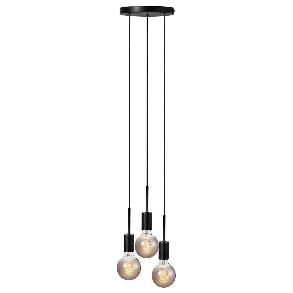 Stylish Black Paco 3-Spot Pendant Light for Personalized Decor