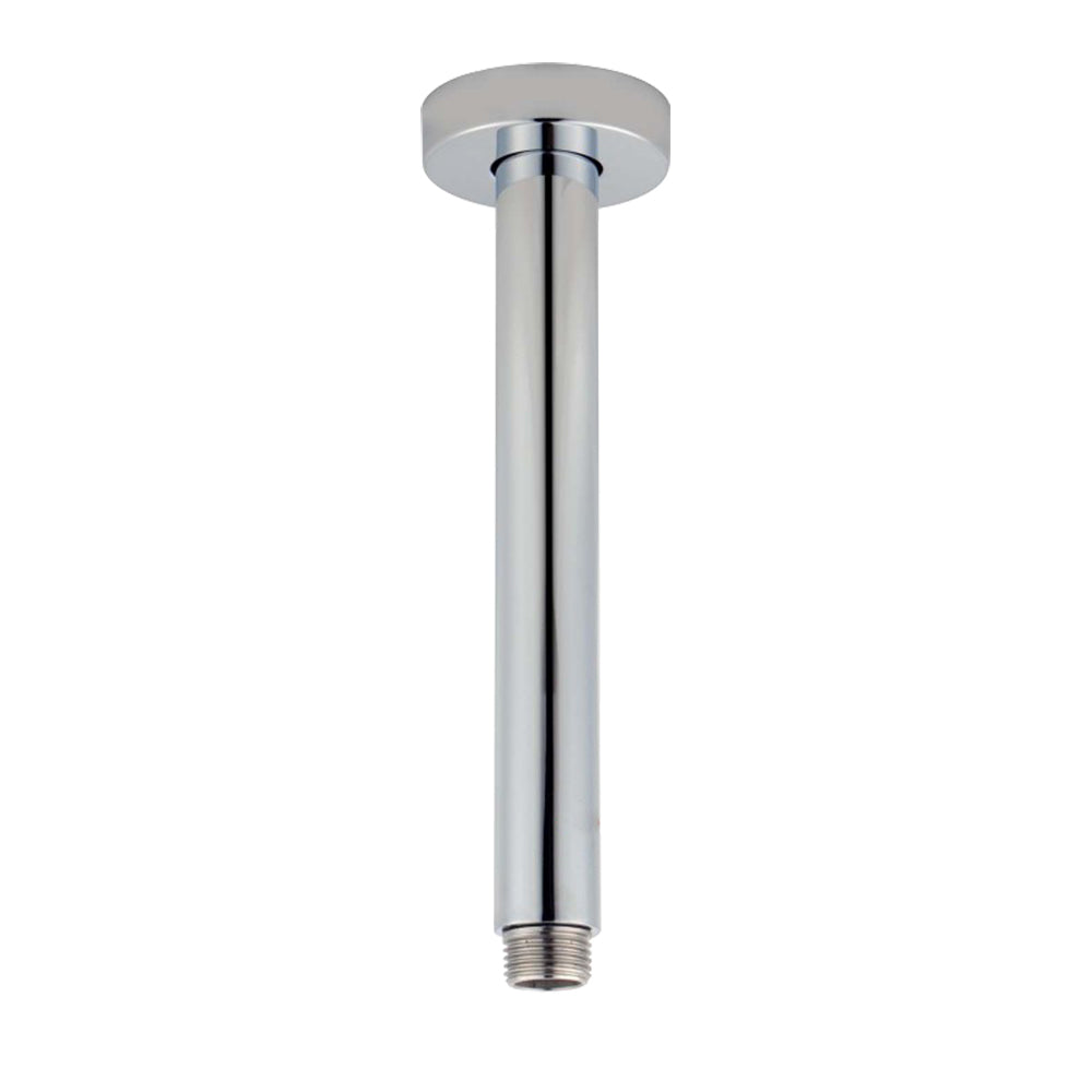 200mm Brushed Nickel Round Ceiling-Mounted Luxury Shower Arm