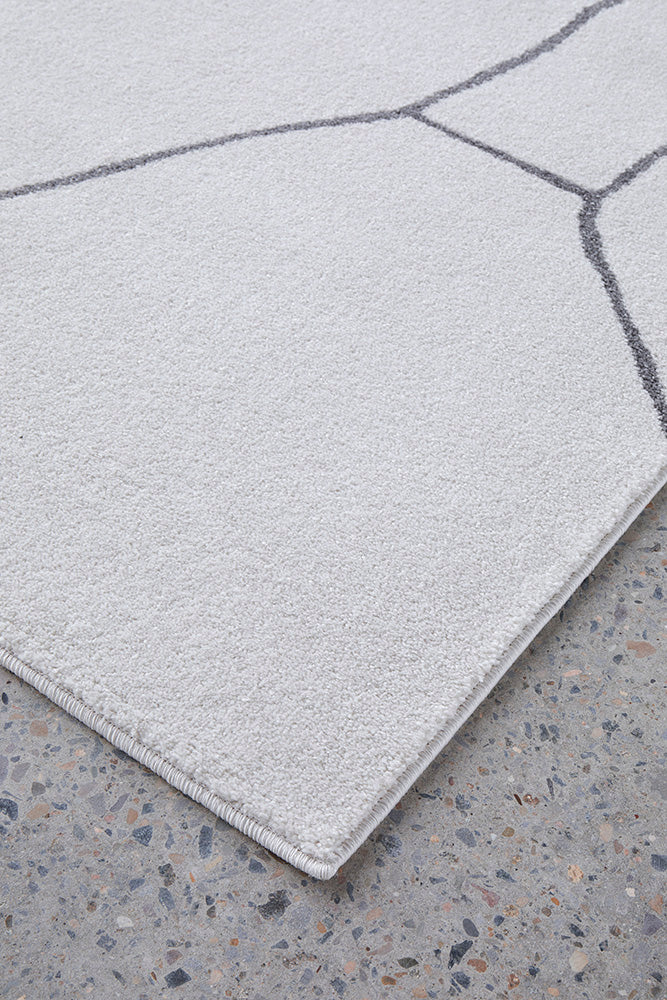 Grey Paradise Amy - Modern Power Loomed Rug from Turkey