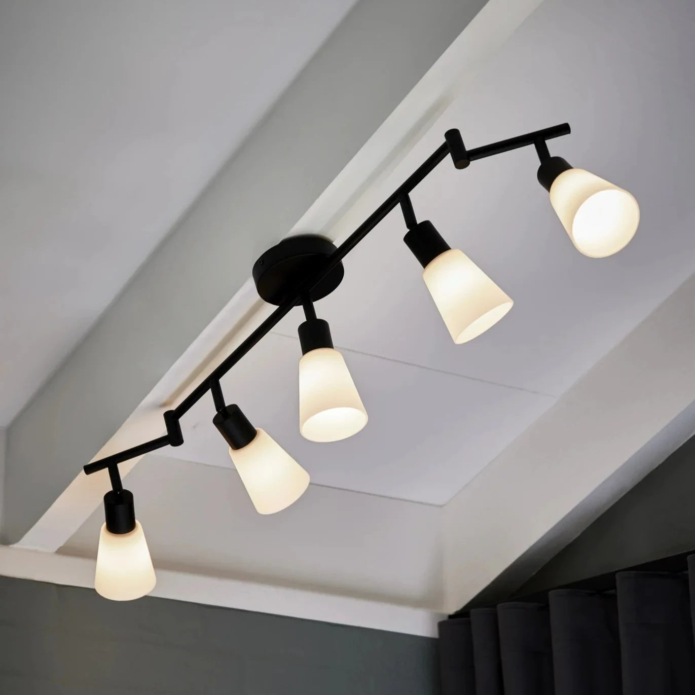 Cole 5-Spot Black Spot Light - Modern & Adjustable