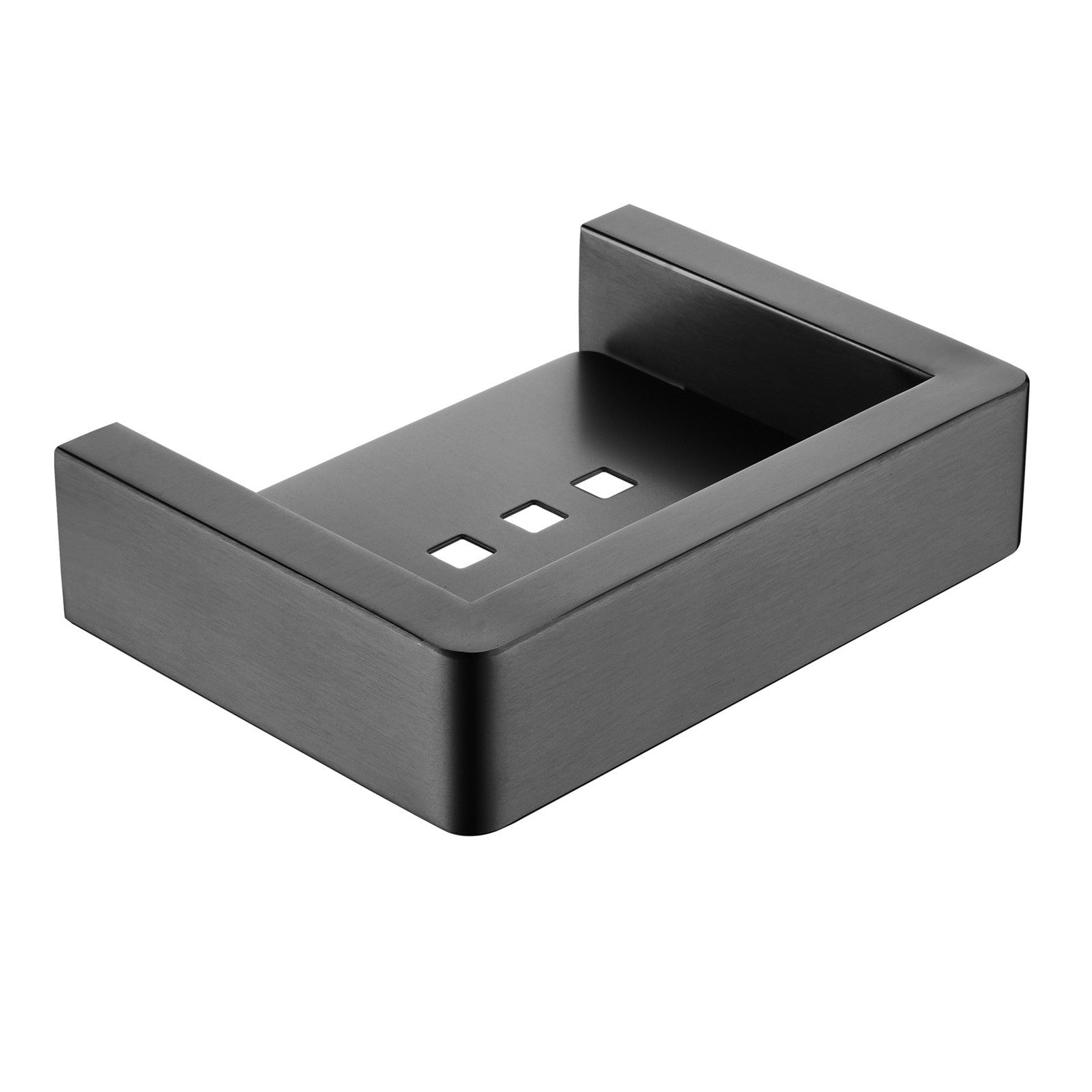 Elegant Gun Metal Grey 304 Stainless Steel Soap Dish Holder