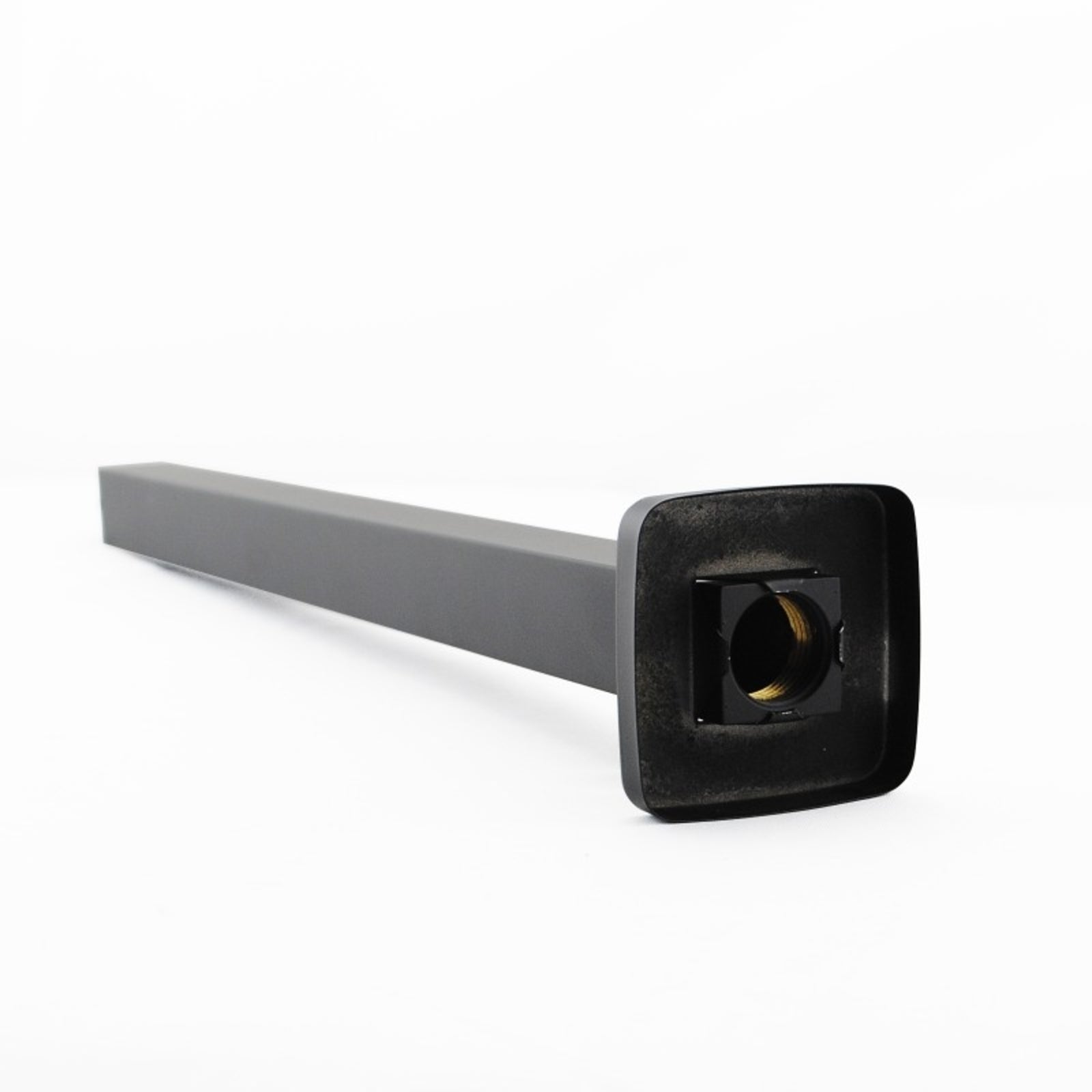 Limited-Time Offer! 400mm Cavallo Matte Black Square Ceiling Shower Arm for Luxury Bathrooms