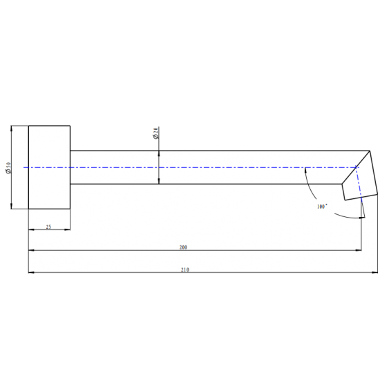 Brushed Nickel Wall-Mounted CADDENCE Bathtub and Basin Spout for Modern Bathrooms