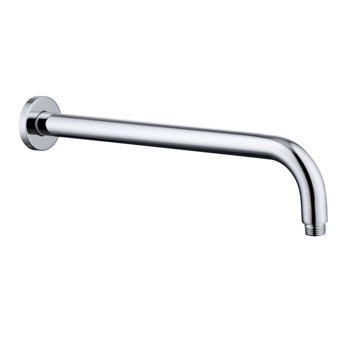Hot Sale! PAVIA 400mm Chrome Round Straight Wall Arm