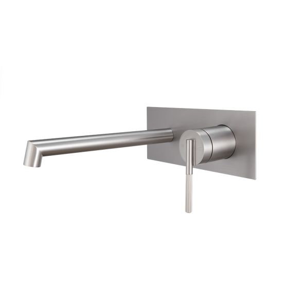 Get This Stylish CADDENCE Bathroom Mixer with Brushed Nickel Spout