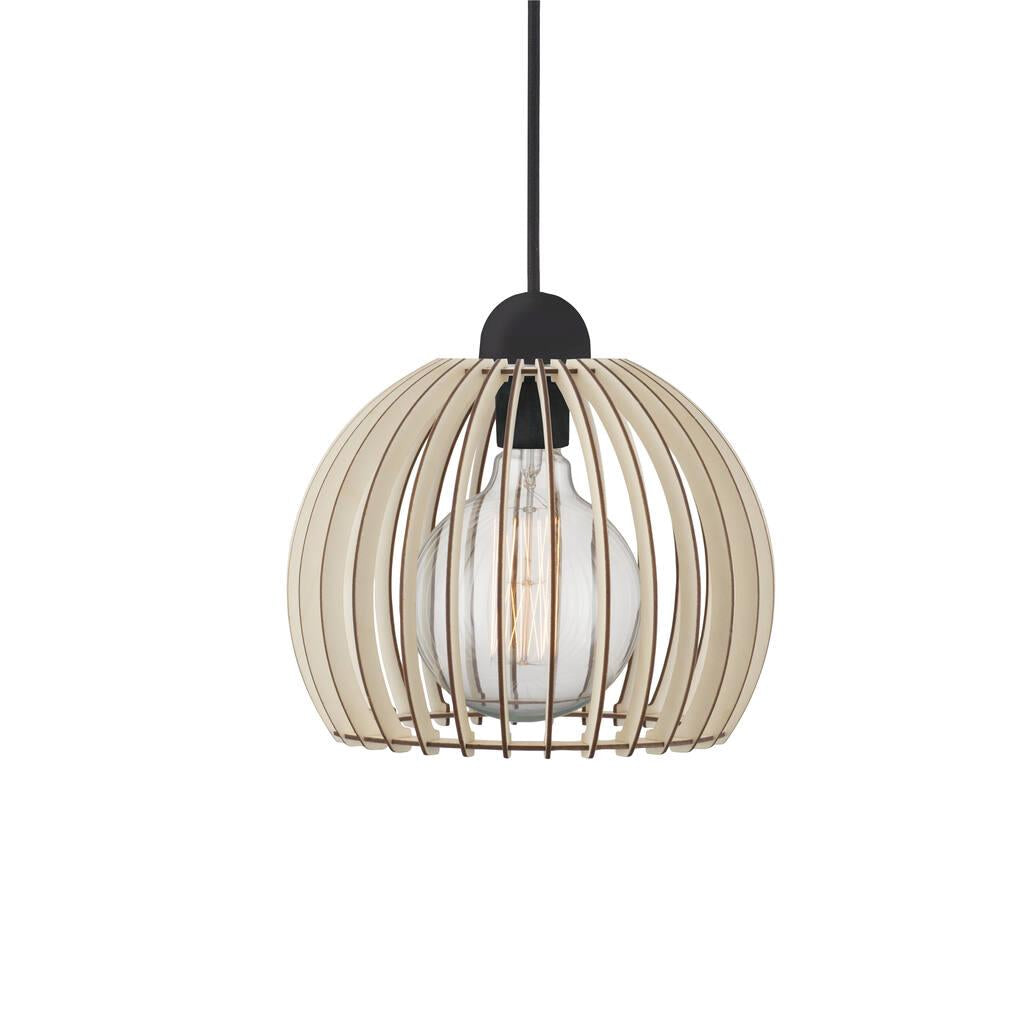 Nature-inspired Chino 30 Wooden Pendant Light for Kitchen or Dining