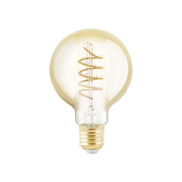 6-Pack 4W E27 2200K Dimmable LED G80 Amber Bulbs