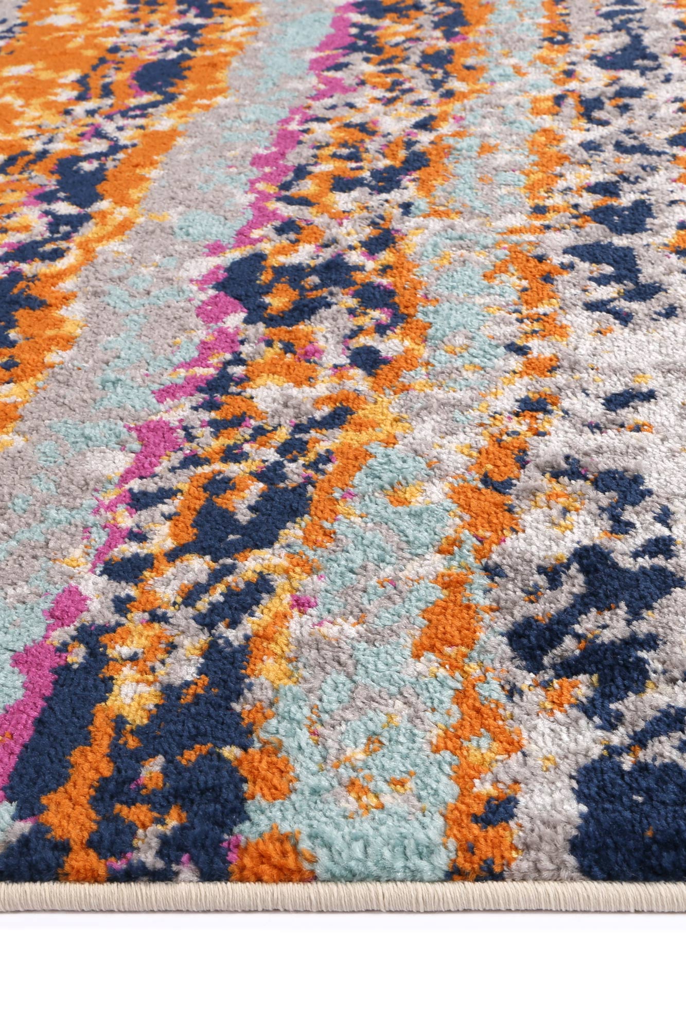 Hot Sale! Palermo Ancona Multi - Patterned Power Loomed Polypropylene Rug for Your Home