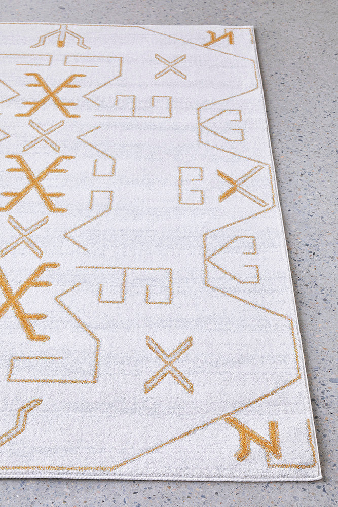 Hot! Paradise Cala Gold Rug - Modern Design