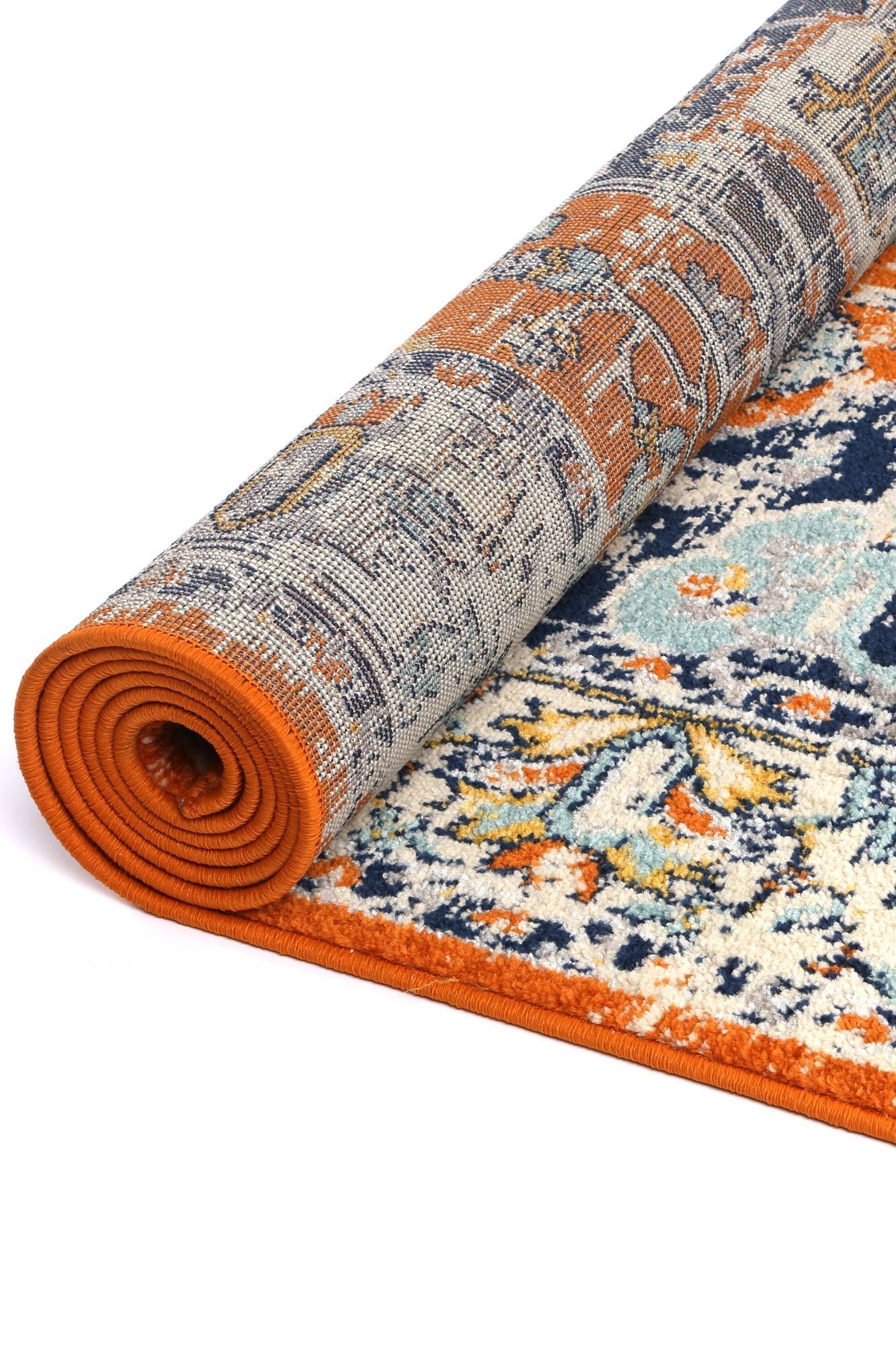 Hot Sale! Palermo Caltanissetta Traditional Rust Area Rug for Your Home Decor