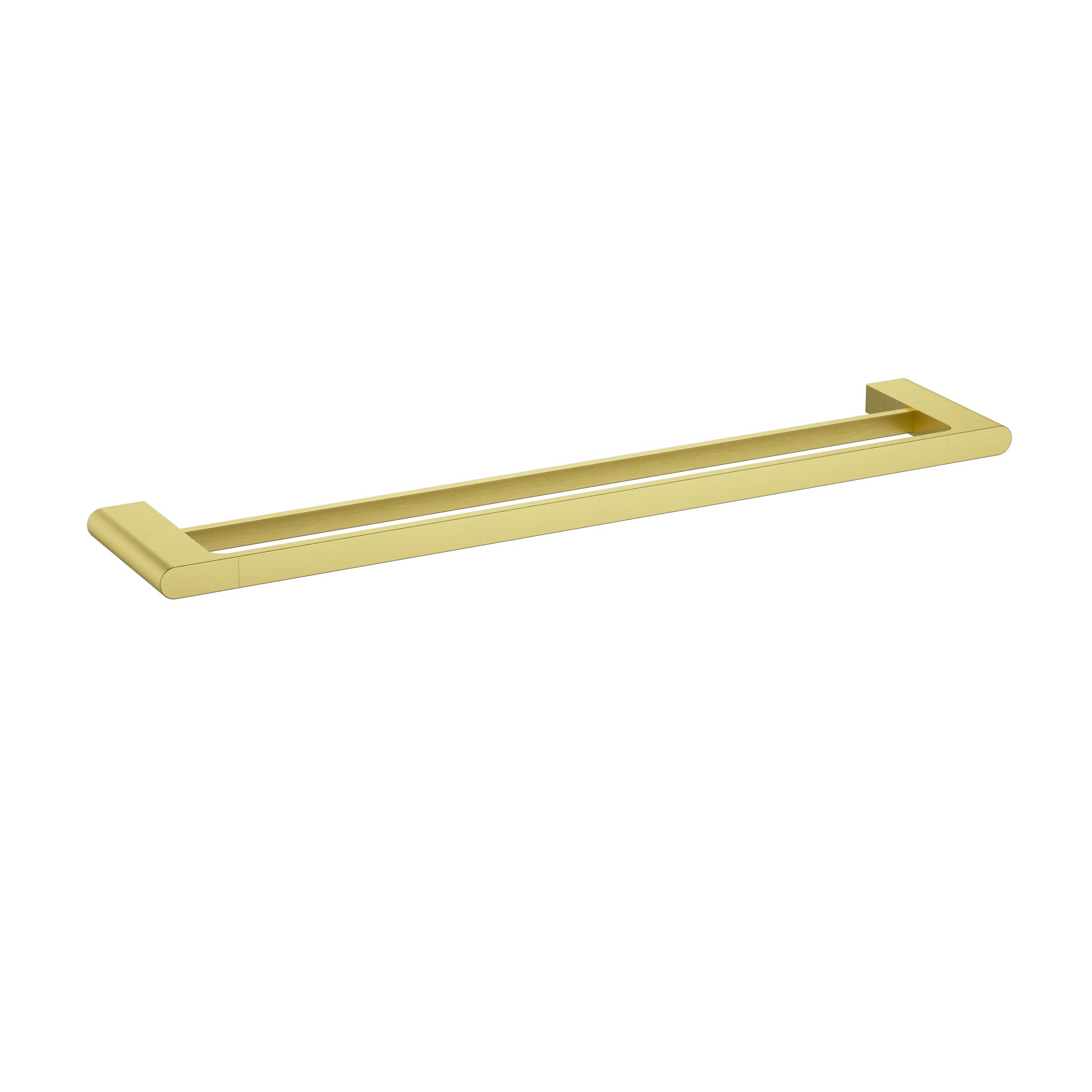 Hot Deal! 600 mm Brushed Gold Cora Double Towel Rail for Your Bathroom