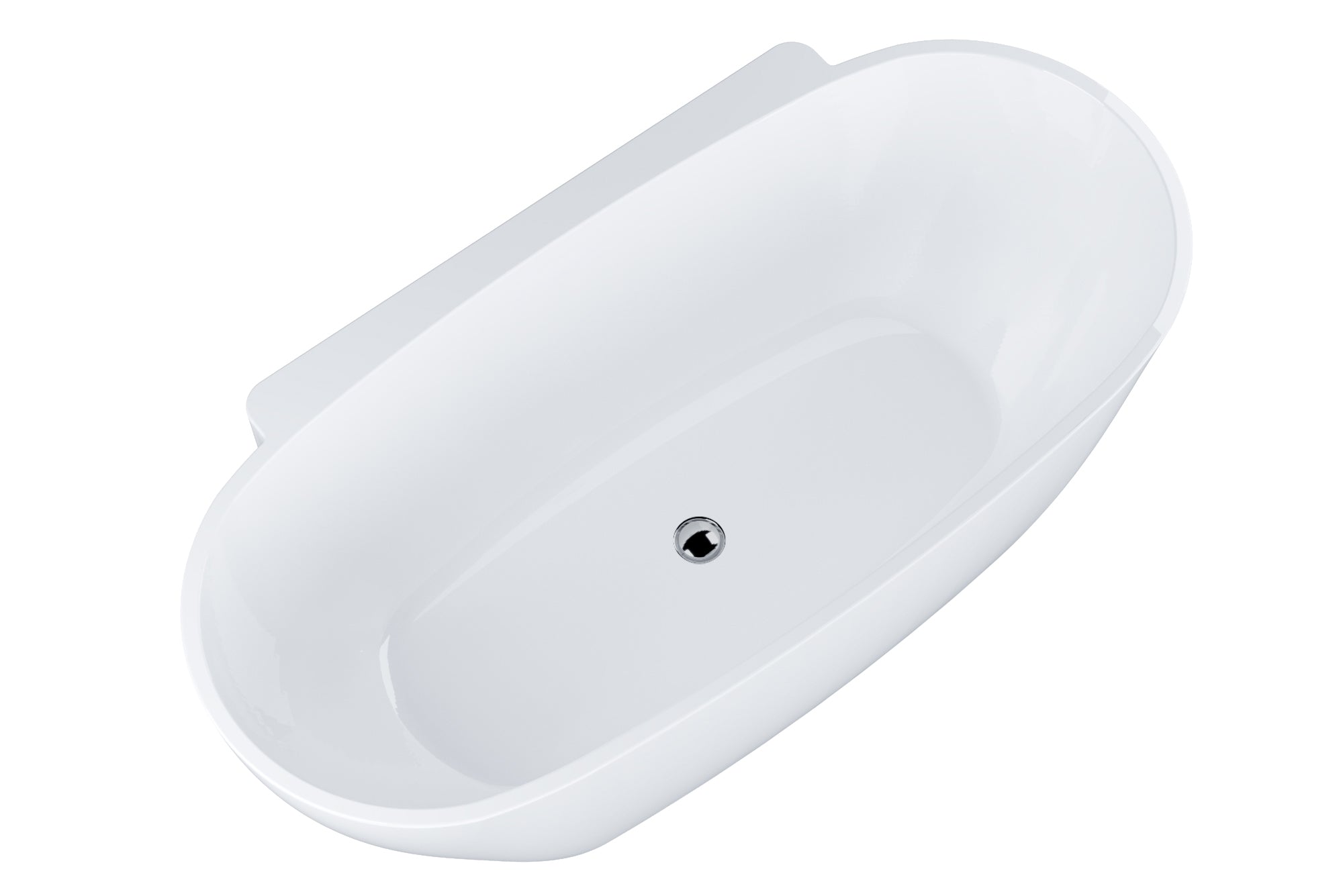 PALERMO High - Quality Freestanding Non - overflow Bathtub Available in 1650mm and 1750mm Sizes