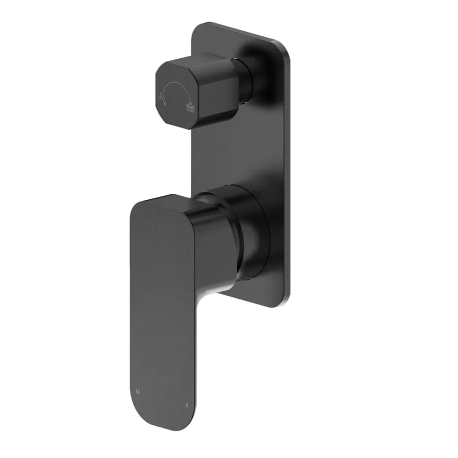 Hot Deal: Oskar Brushed Gun Metal Shower Mixer with Diverter